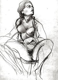 Erotic Drawings by Tom Poulton