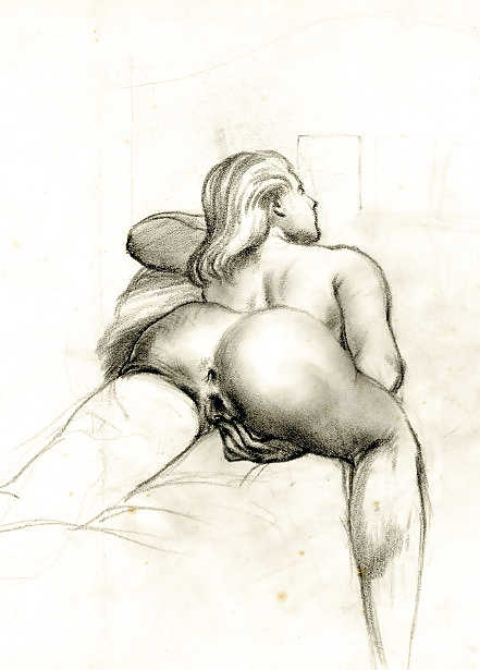 Erotic Drawings by Tom Poulton, image 18.